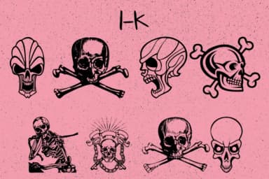 X Skull X by Minimalistartstudio — Dingbats Font — thumbnail 3