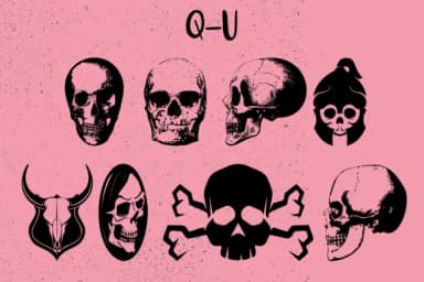 X Skull X by Minimalistartstudio — Dingbats Font — thumbnail 4