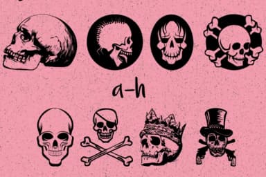 X Skull X by Minimalistartstudio — Dingbats Font — thumbnail 6