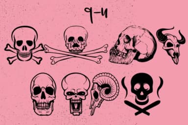 X Skull X by Minimalistartstudio — Dingbats Font — thumbnail 8