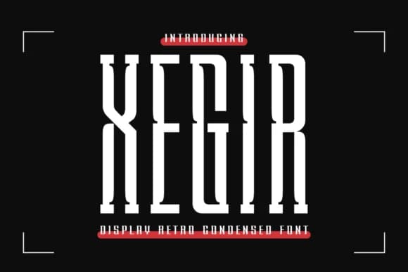 Xegir by twinletter — Slab Serif Font