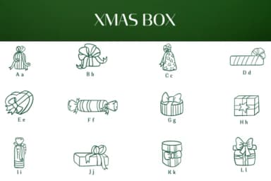 Xmas Box by Heartcraft Atelier — Dingbats Font — thumbnail 2