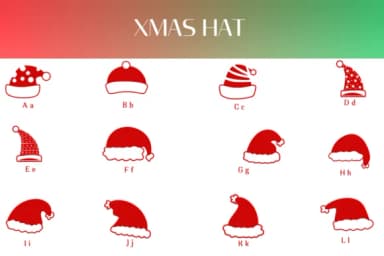Xmas Hat by Heartcraft Atelier — Dingbats Font — thumbnail 2
