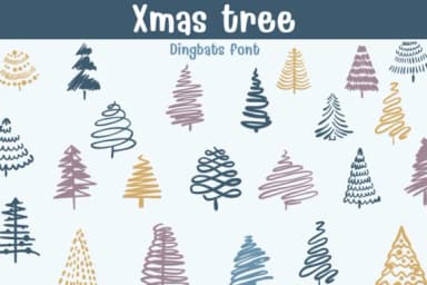 Xmas Tree by Sontaya — Dingbats Font — thumbnail 1