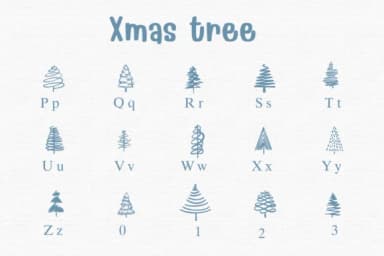 Xmas Tree by Sontaya — Dingbats Font — thumbnail 3
