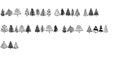 Xmas Tree by Sontaya — Dingbats Font — thumbnail 8