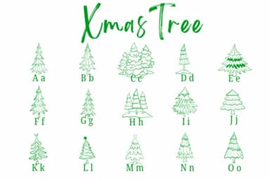 Xmas Tree by Suphitchaya — Dingbats Font — thumbnail 2