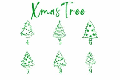 Xmas Tree by Suphitchaya — Dingbats Font — thumbnail 4