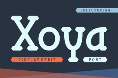 Xoya by Riman (7NTypes) — Slab Serif Font — thumbnail 1