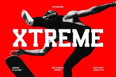 Xtreme by Vadova Std — Slab Serif Font — thumbnail 1