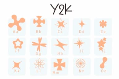 Y2k by Sirinart — Dingbats Font — thumbnail 2