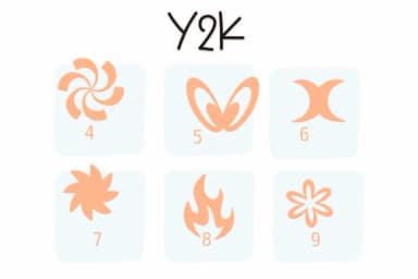 Y2k by Sirinart — Dingbats Font — thumbnail 4