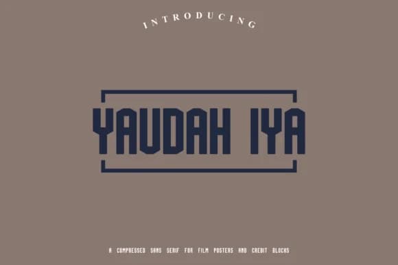 Yaudah Iya by Fanddy Babur — Slab Serif Font