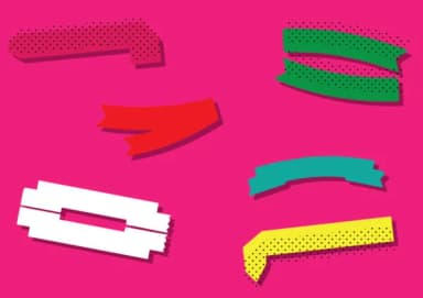 Yellow Dingbat Banners by GraphicsBam Fonts — Dingbats Font — thumbnail 2