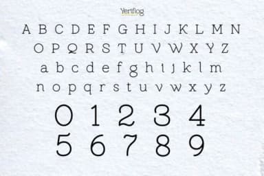 Yeriflog by WildaKhairunnisa — Slab Serif Font — thumbnail 2