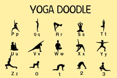 Yoga by Nun Sukhwan — Dingbats Font — thumbnail 3