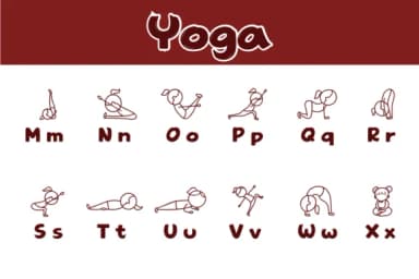 Yoga by Chonada — Dingbats Font — thumbnail 3