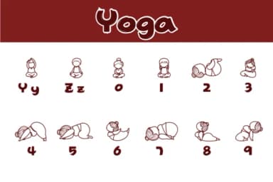 Yoga by Chonada — Dingbats Font — thumbnail 4