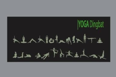 Yoga by wisudyantoro — Dingbats Font — thumbnail 3
