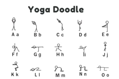 Yoga Doodle by Nun Sukhwan — Dingbats Font — thumbnail 5