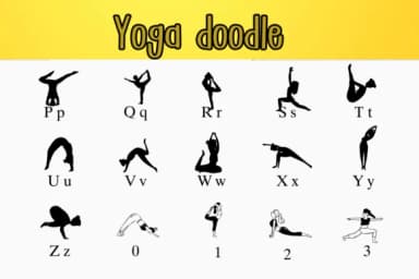 Yoga Doodle by Nongyao — Dingbats Font — thumbnail 3