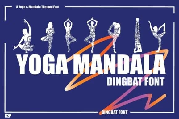 Yoga Mandala by KtwoP — Dingbats Font