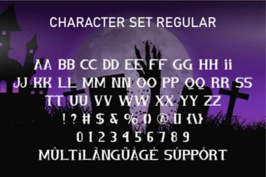 Zombie School by CalligraphyFonts — Slab Serif Font — thumbnail 3