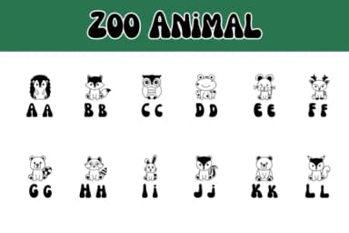 Zoo Animal by Chonada — Dingbats Font — thumbnail 2