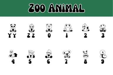 Zoo Animal by Chonada — Dingbats Font — thumbnail 4