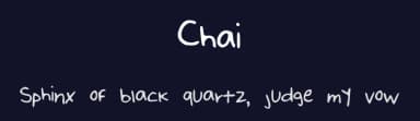 Chai by Carli Smith — Script Handwritten Font — thumbnail 2