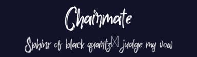 Chairmate by Edric Studio — Script Handwritten Font — thumbnail 2
