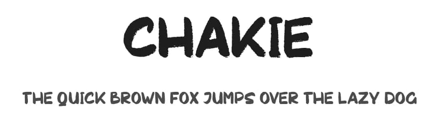 Chakie by Garisman Studio — Script Handwritten Font