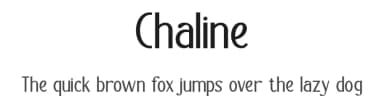 Chaline by Achmad Yani — Sans Serif Font — thumbnail 1
