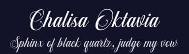 Chalisa Oktavia by 7NTypes — Script Handwritten Font — thumbnail 2