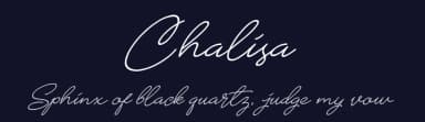 Chalisa by Kong Font — Script Handwritten Font — thumbnail 2