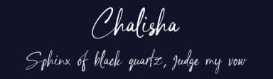 Chalisha by Get Studio — Script Handwritten Font — thumbnail 2