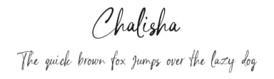 Chalisha by Get Studio — Script Handwritten Font — thumbnail 1
