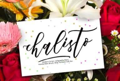 Chalisto Font by joelmaker — Script Handwritten Font — thumbnail 1