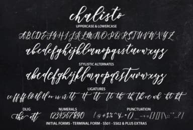 Chalisto Font by joelmaker — Script Handwritten Font — thumbnail 3