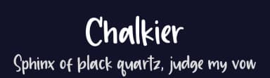 Chalkier by Balpirick Studio — Script Handwritten Font — thumbnail 2
