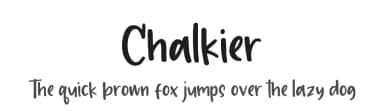 Chalkier by Balpirick Studio — Script Handwritten Font — thumbnail 1