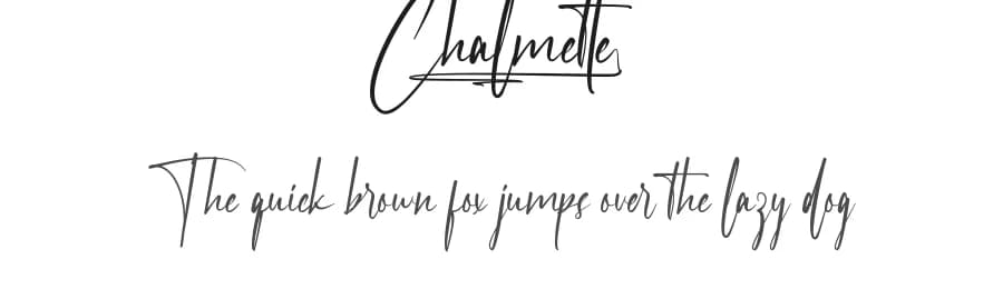 Chalmette by RaisProject — Script Handwritten Font