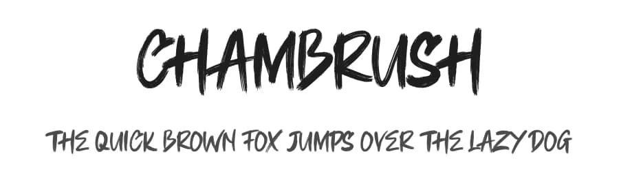 Chambrush by girinesia.std — Script Handwritten Font