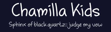 Chamilla Kids by Xtragraph — Script Handwritten Font — thumbnail 2