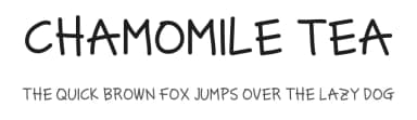 Chamomile Tea by Design2931 — Script Handwritten Font — thumbnail 1