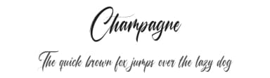 Champagne by Octotype  | Thomas Boucherie — Script Handwritten Font — thumbnail 1