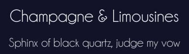 Champagne & Limousines by Lauren Thompson — Sans Serif Font — thumbnail 2