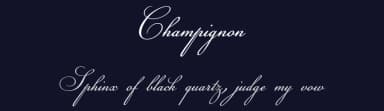 Champignon by ClaudeP — Script Handwritten Font — thumbnail 2