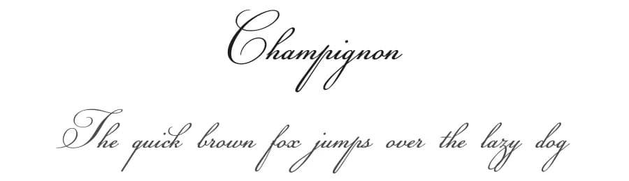 Champignon by ClaudeP — Script Handwritten Font