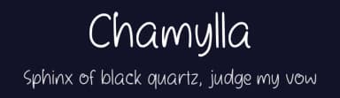 Chamylla by Aisyah — Script Handwritten Font — thumbnail 2